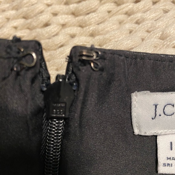 J. Crew Faux Leather Black Mini Skirt - Picture 3 of 5